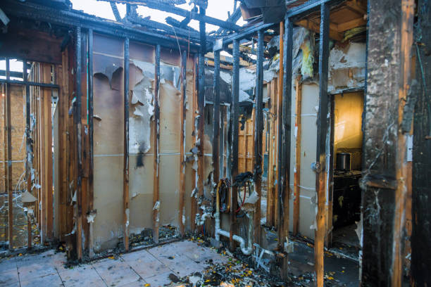 Professional Emergency Fire Cleanup technician working in Lewistown, MT